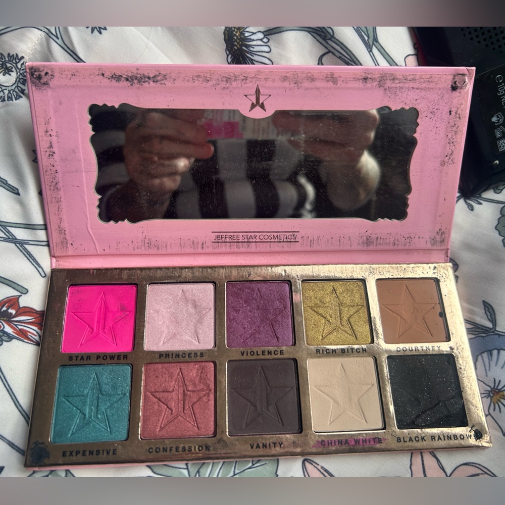 BEAUTY KILLER ORIGINAL JEFFREY STAR EYESHADOW PALETTE von d rare vintage vegan